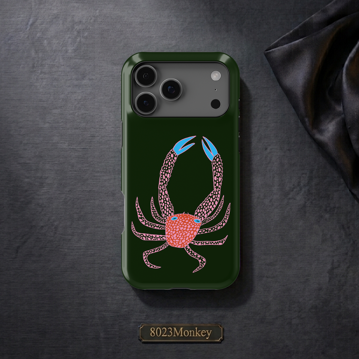 Abstract Spotted Crab MgaSafe Tough Cover for iPhone and Samsung