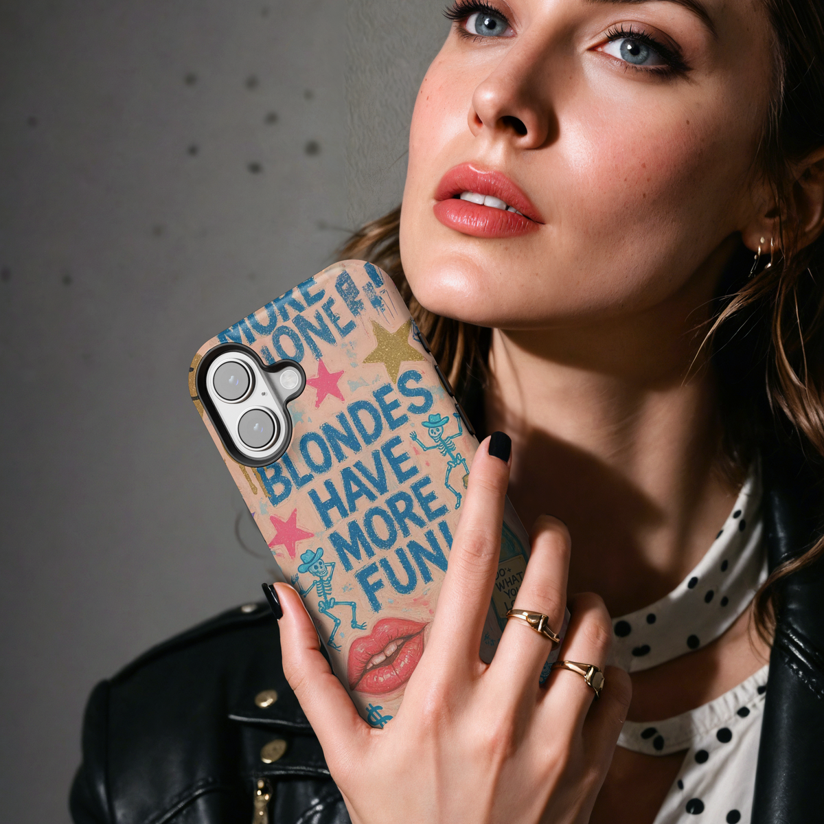 Blondes Have More Fun MgaSafe Tough Cover for iPhone and Samsung