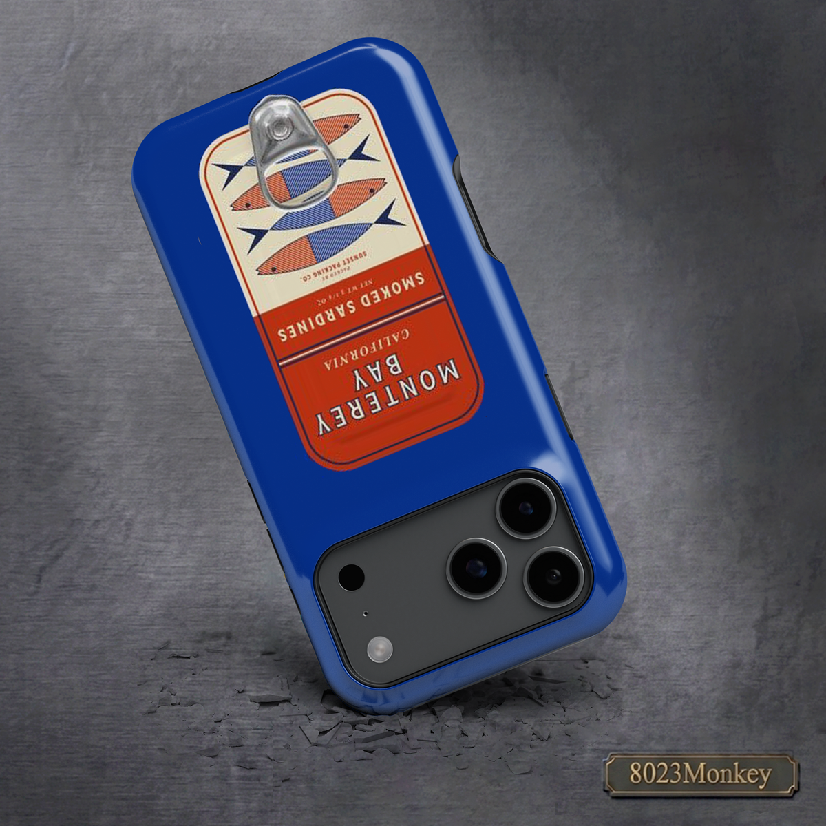 Monterey Bay Smoked Sardines MgaSafe Tough Phone Case for iPhone and Samsung