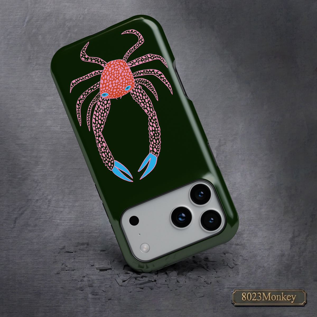 Abstract Spotted Crab MgaSafe Tough Cover for iPhone and Samsung