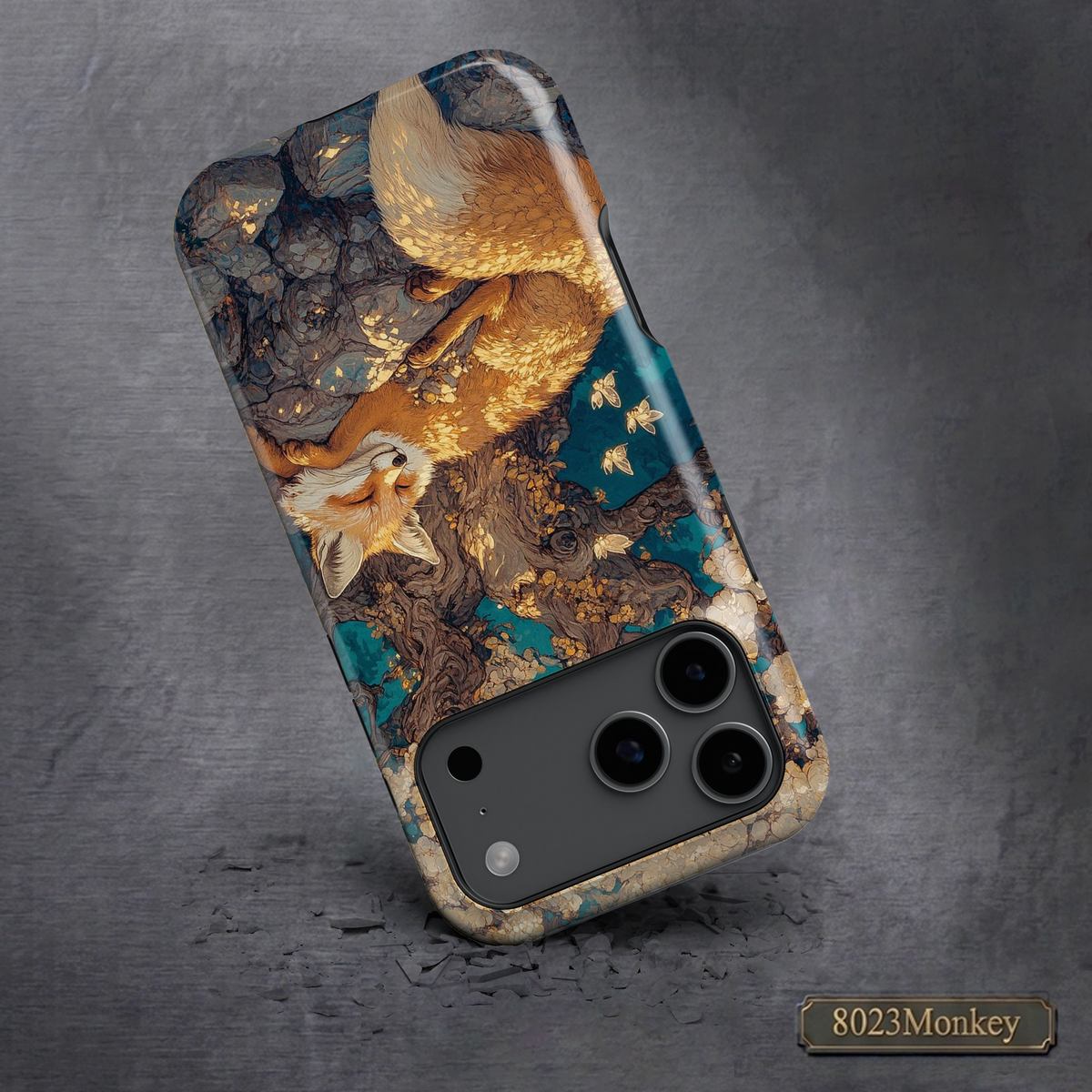 Sleeping Red Fox Forest MgaSafe Tough Phone Case for iPhone and Samsung