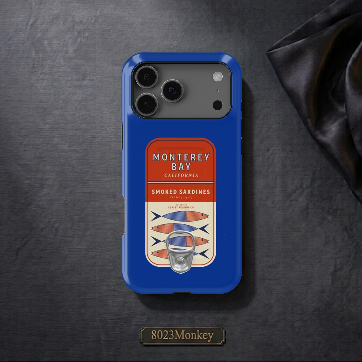 Monterey Bay Smoked Sardines MgaSafe Tough Phone Case for iPhone and Samsung
