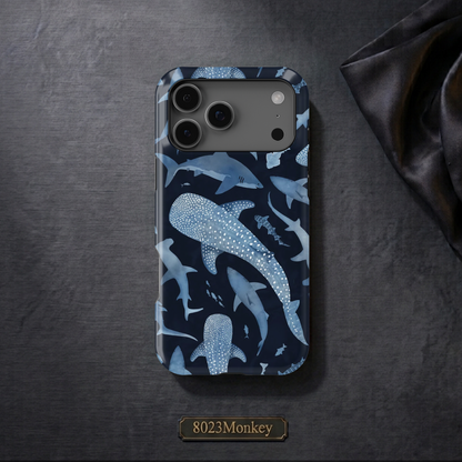 Shark Collage MgaSafe Tough Phone Case for iPhone and Samsung