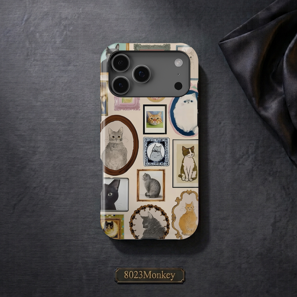 Framed Cat Collage MgaSafe Tough Cover for iPhone and Samsung