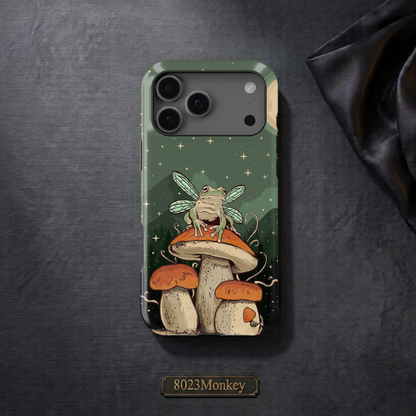 Fairy Wing Frog Mushroom MgaSafe Tough Cover for iPhone and Samsung