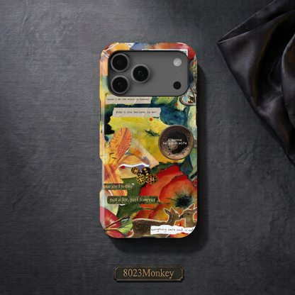 Aesthetic Nature Scrapbook Collage MgaSafe Tough Cover for iPhone and Samsung