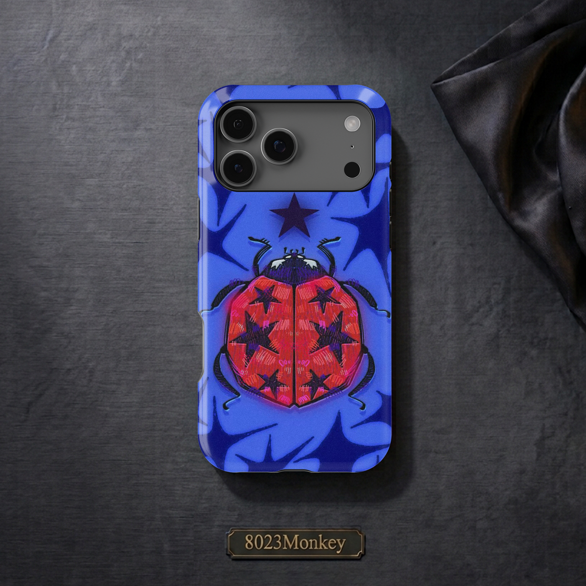 Artistic Star Ladybug MgaSafe Tough Cover for iPhone and Samsung