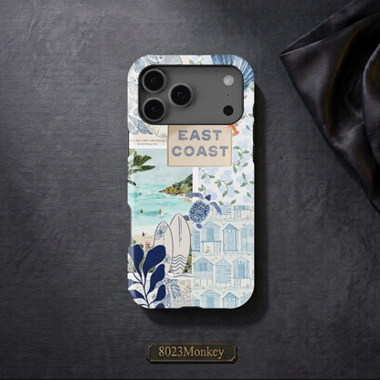 East Coast Beach Collage MgaSafe Tough Phone Case for iPhone and Samsung
