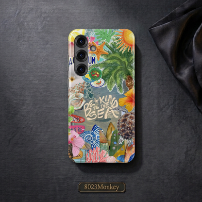 Summer Beach Ocean Collage MgaSafe Tough Cover for iPhone and Samsung