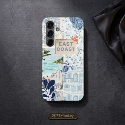 East Coast Beach Collage MgaSafe Tough Phone Case for iPhone and Samsung