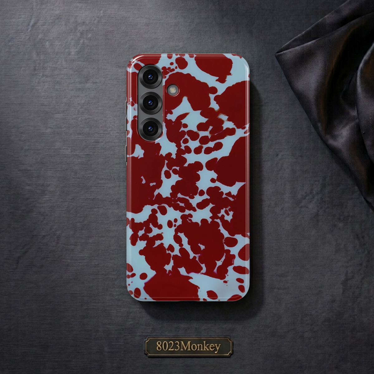 Aesthetic Maroon Splash MgaSafe Tough Cover for iPhone and Samsung