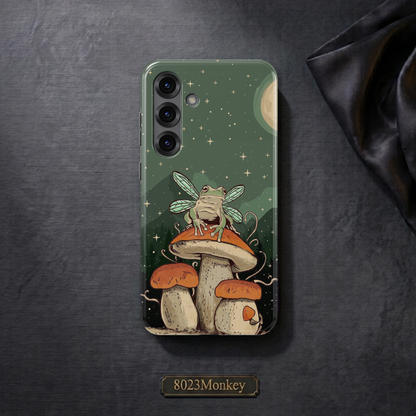 Fairy Wing Frog Mushroom MgaSafe Tough Cover for iPhone and Samsung