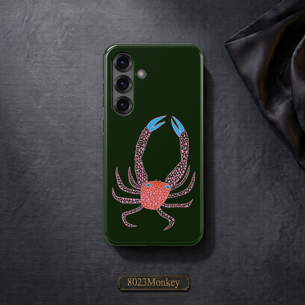 Abstract Spotted Crab MgaSafe Tough Cover for iPhone and Samsung