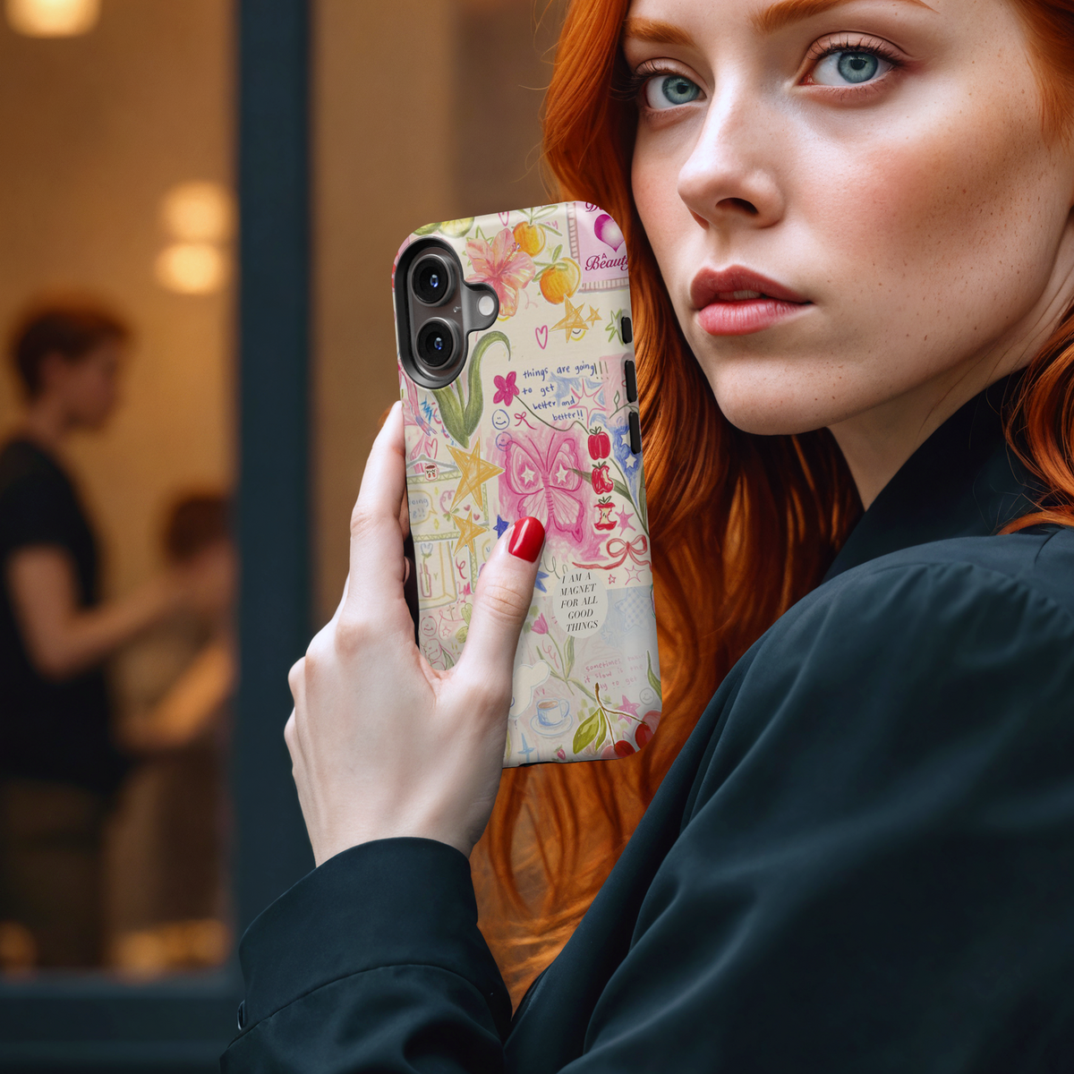 Preppy Good Vibes Collage MgaSafe Tough Cover for iPhone and Samsung