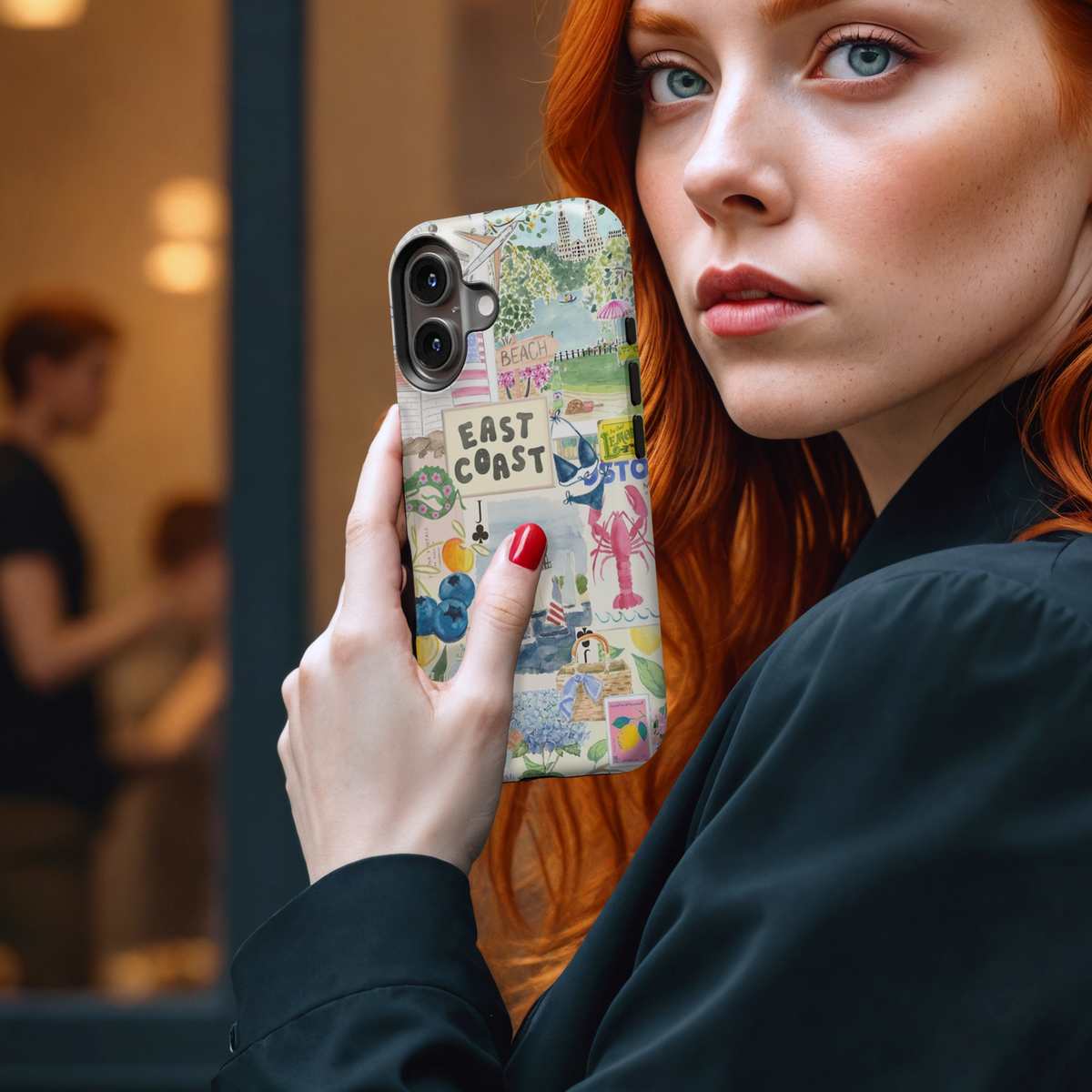 Summer East Coast Travel Collage MgaSafe Tough Phone Case for iPhone and Samsung