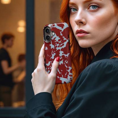 Aesthetic Maroon Splash MgaSafe Tough Cover for iPhone and Samsung