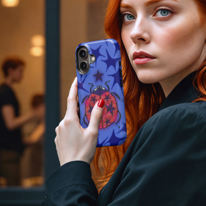 Artistic Star Ladybug MgaSafe Tough Cover for iPhone and Samsung