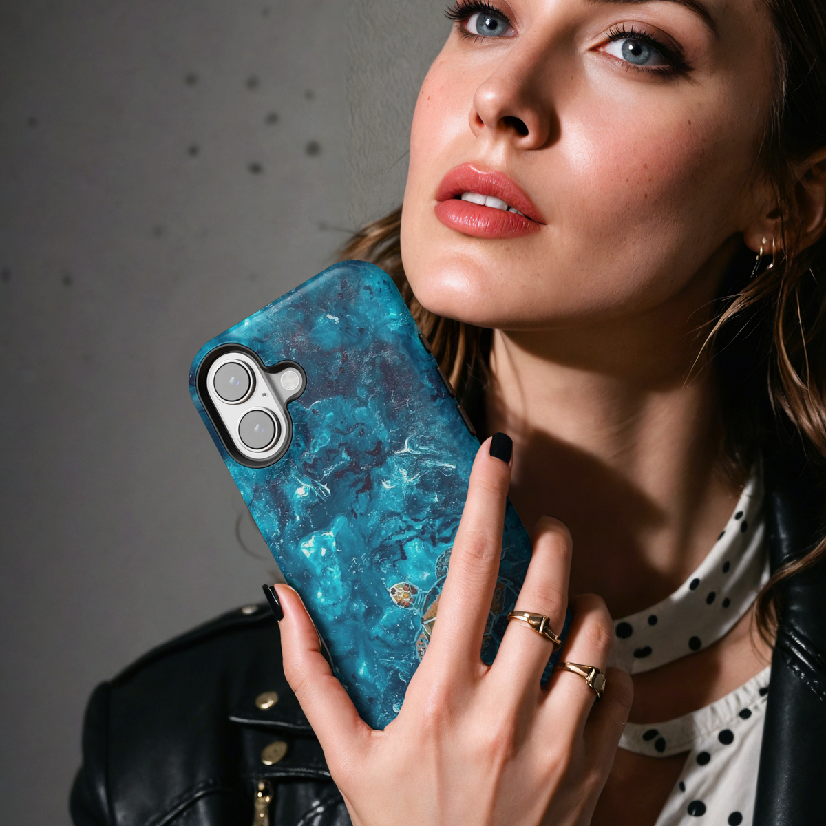 Ocean Sea Turtle MgaSafe Tough Cover for iPhone and Samsung