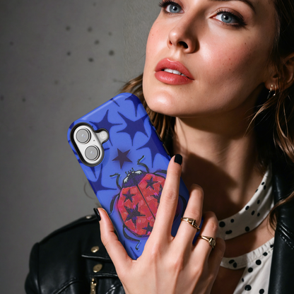 Artistic Star Ladybug MgaSafe Tough Cover for iPhone and Samsung