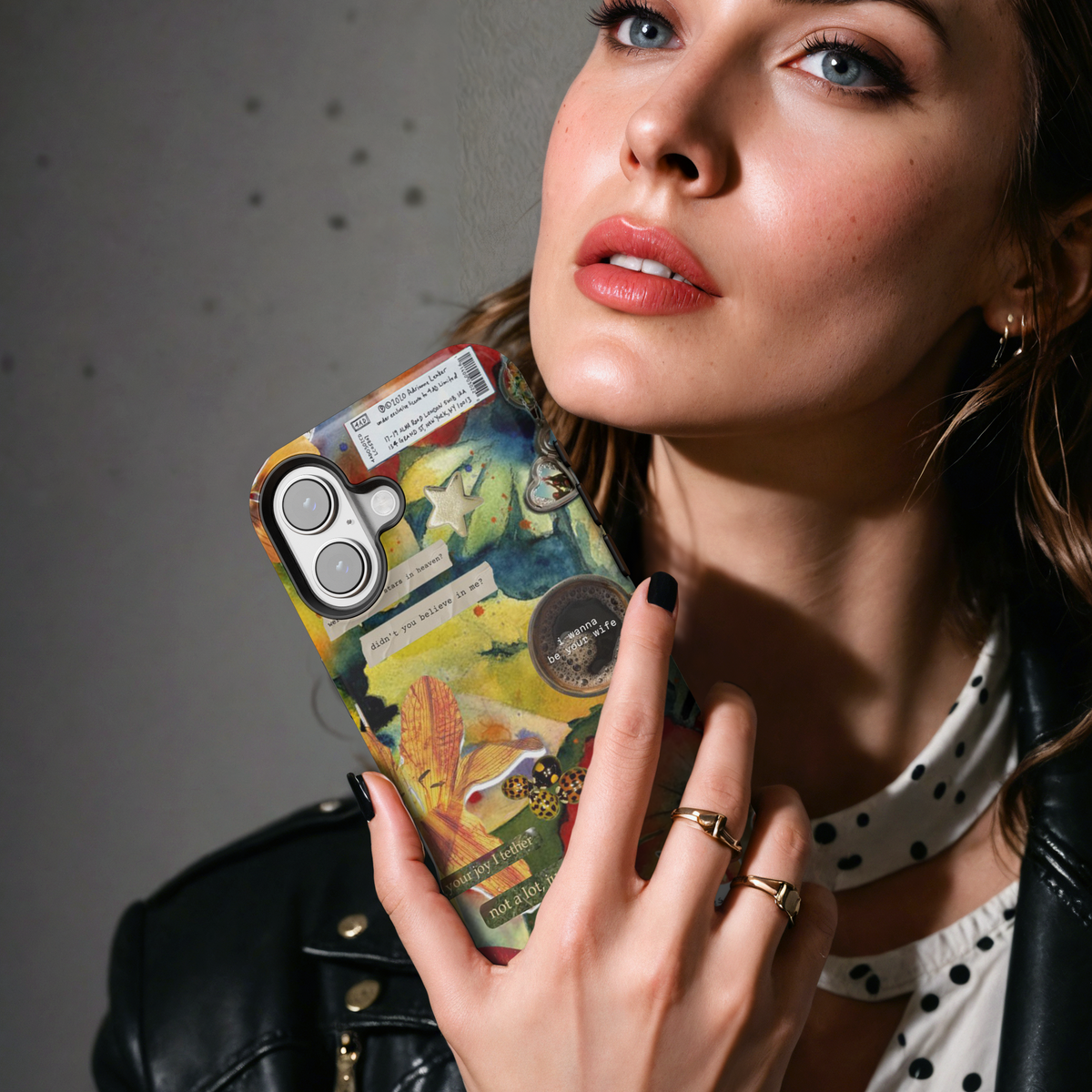 Aesthetic Nature Scrapbook Collage MgaSafe Tough Cover for iPhone and Samsung