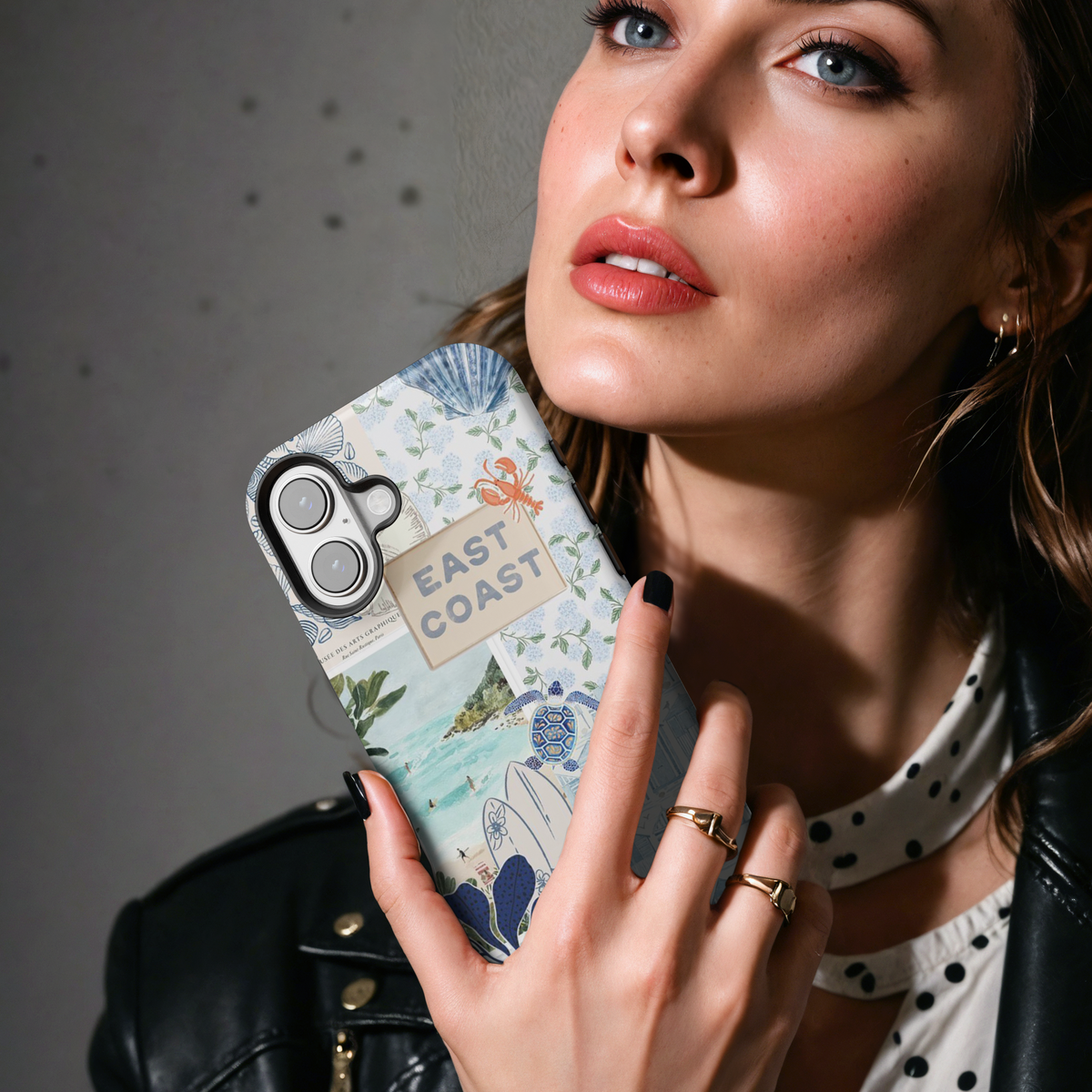 East Coast Beach Collage MgaSafe Tough Phone Case for iPhone and Samsung