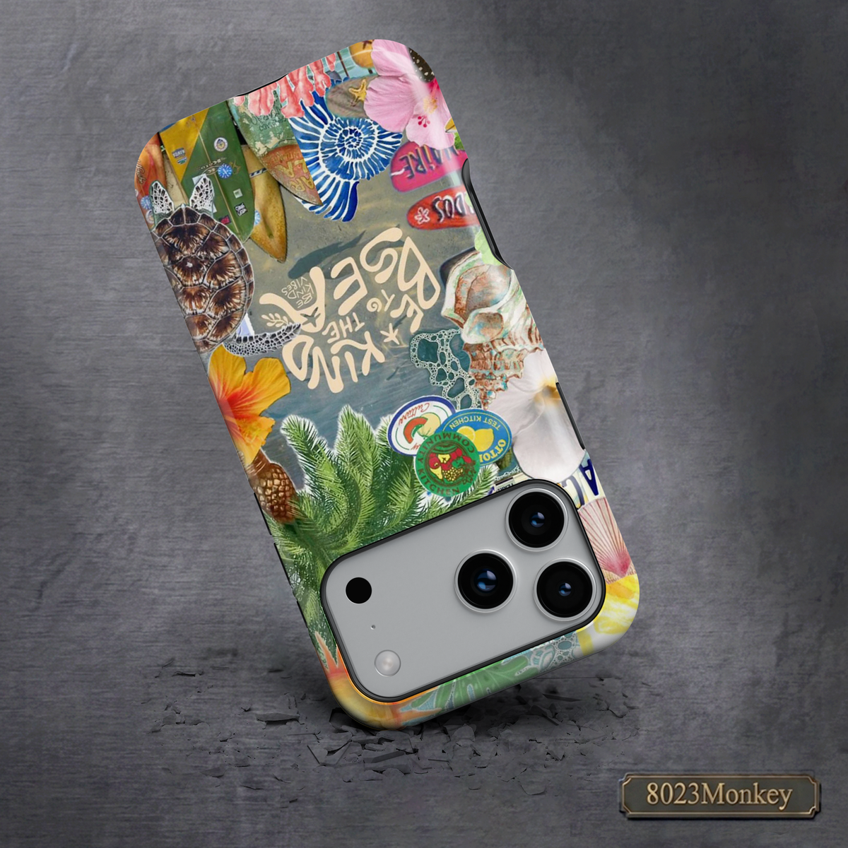 Summer Beach Ocean Collage MgaSafe Tough Cover for iPhone and Samsung