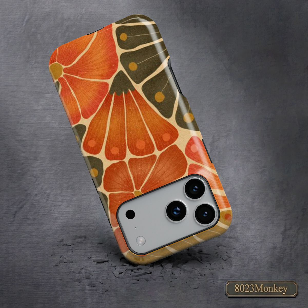 Retro Boho Floral MgaSafe Tough Cover for iPhone and Samsung