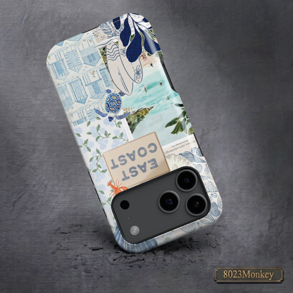 East Coast Beach Collage MgaSafe Tough Phone Case for iPhone and Samsung