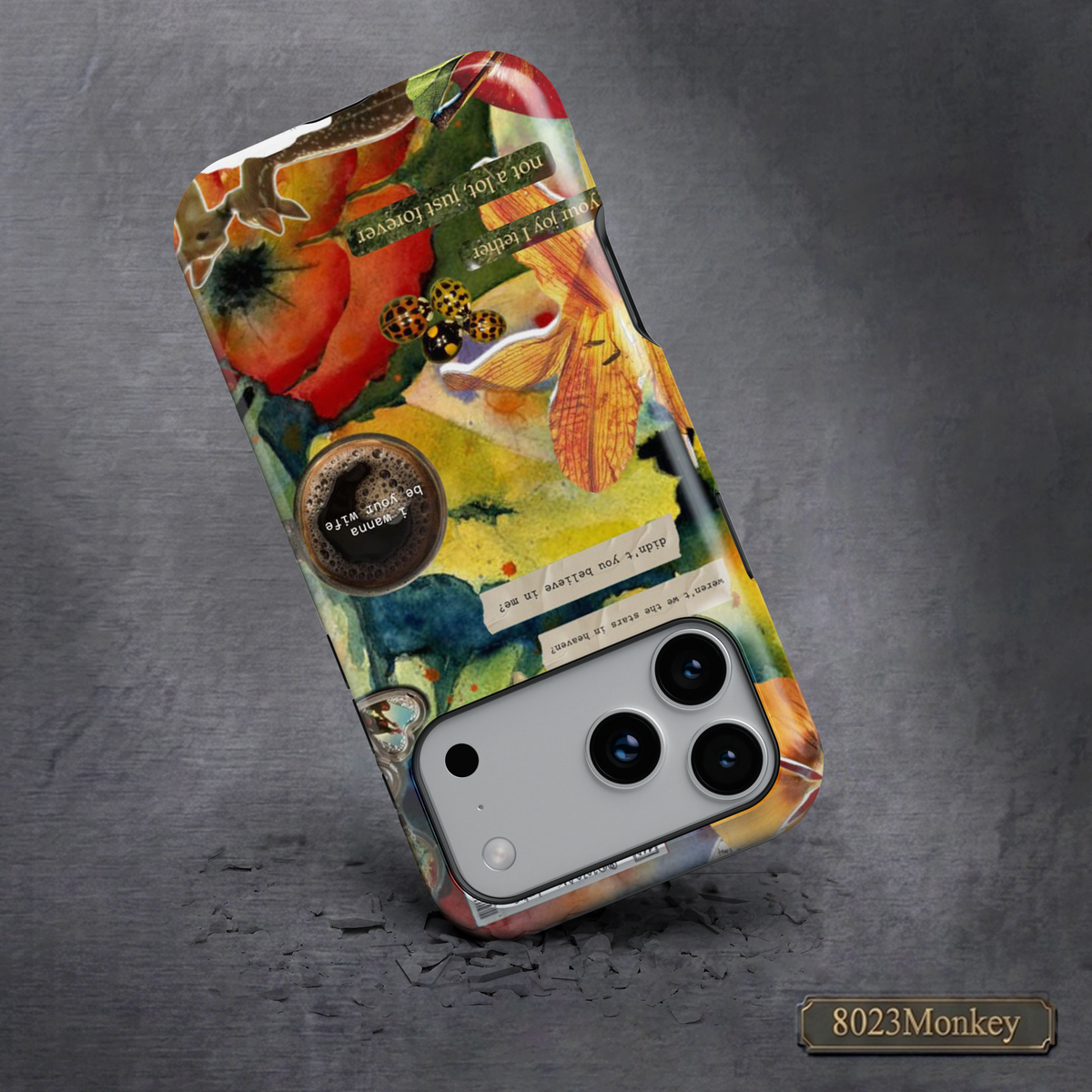 Aesthetic Nature Scrapbook Collage MgaSafe Tough Cover for iPhone and Samsung