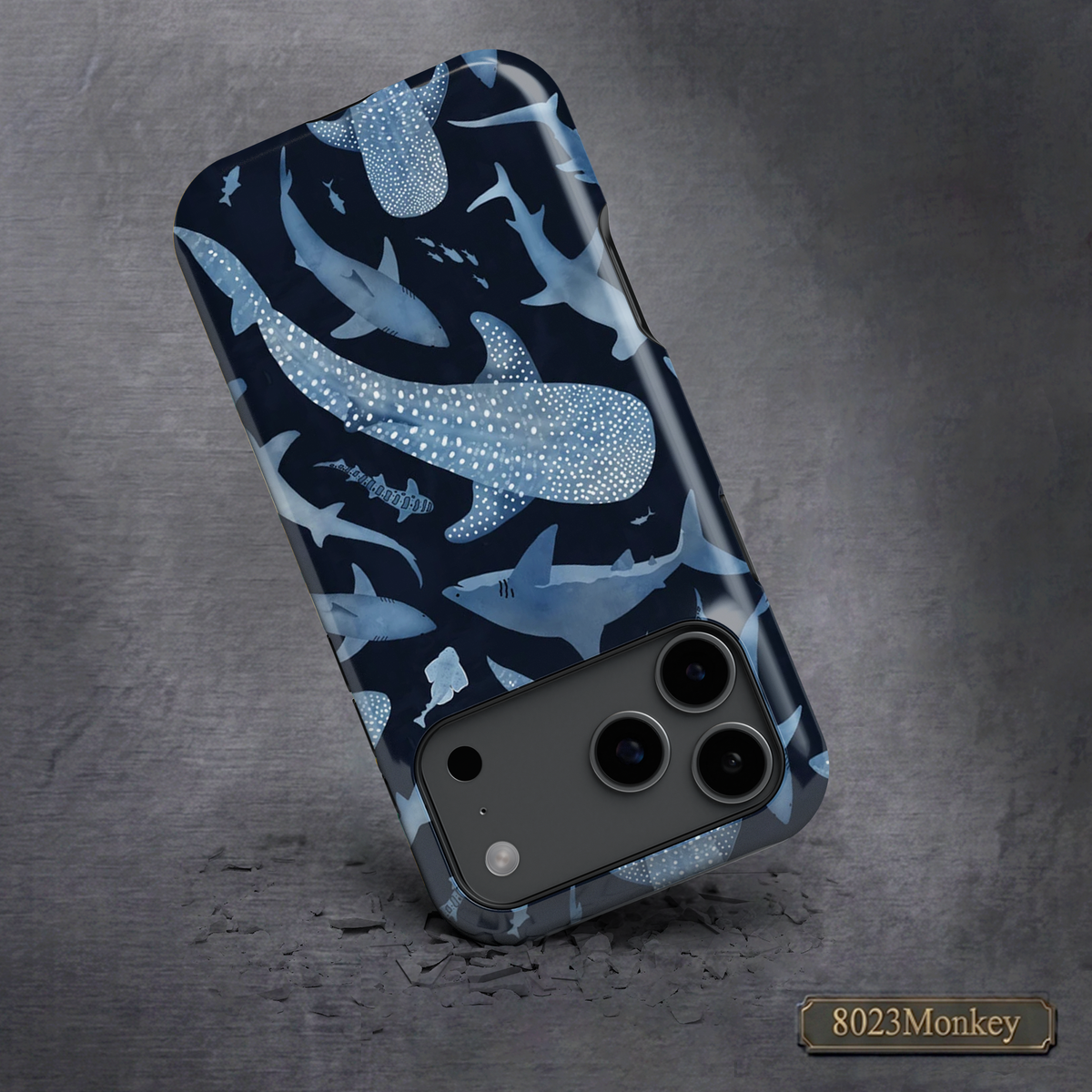 Shark Collage MgaSafe Tough Phone Case for iPhone and Samsung