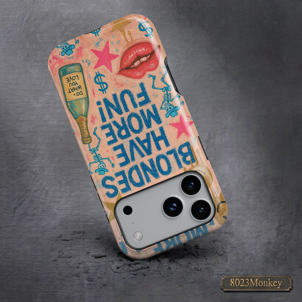 Blondes Have More Fun MgaSafe Tough Cover for iPhone and Samsung