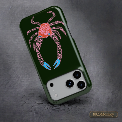 Abstract Spotted Crab MgaSafe Tough Cover for iPhone and Samsung