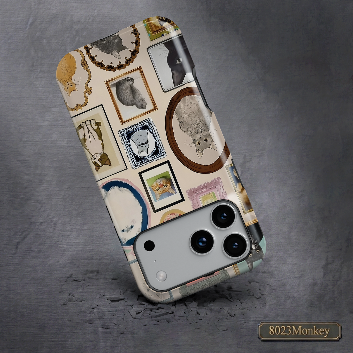 Framed Cat Collage MgaSafe Tough Cover for iPhone and Samsung