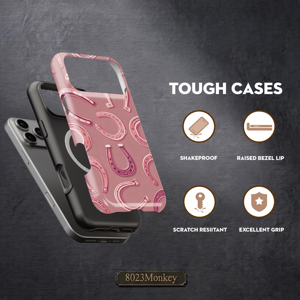 MgaSafe Tough Phone Case for iPhone and Samsung